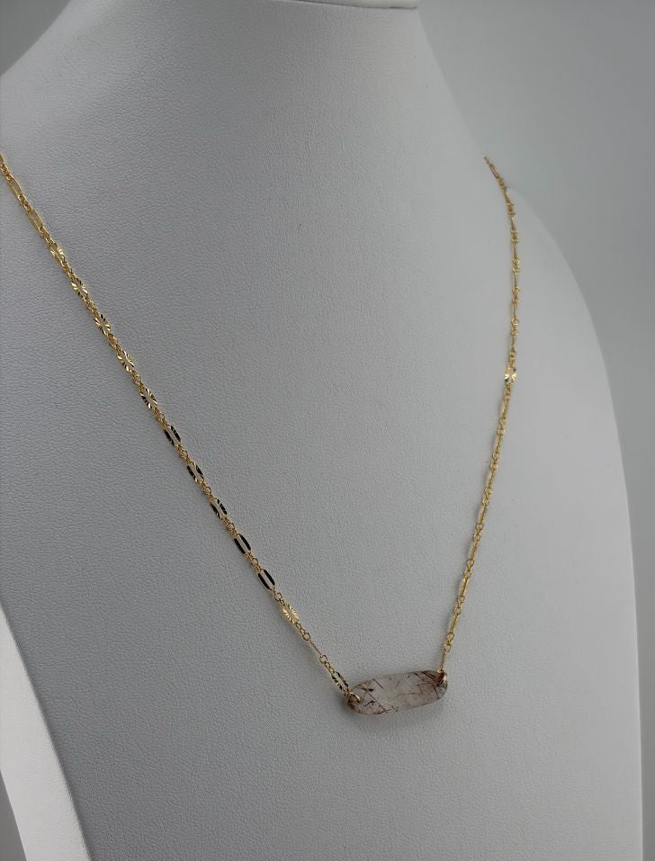 Rutilated Quartz Necklace