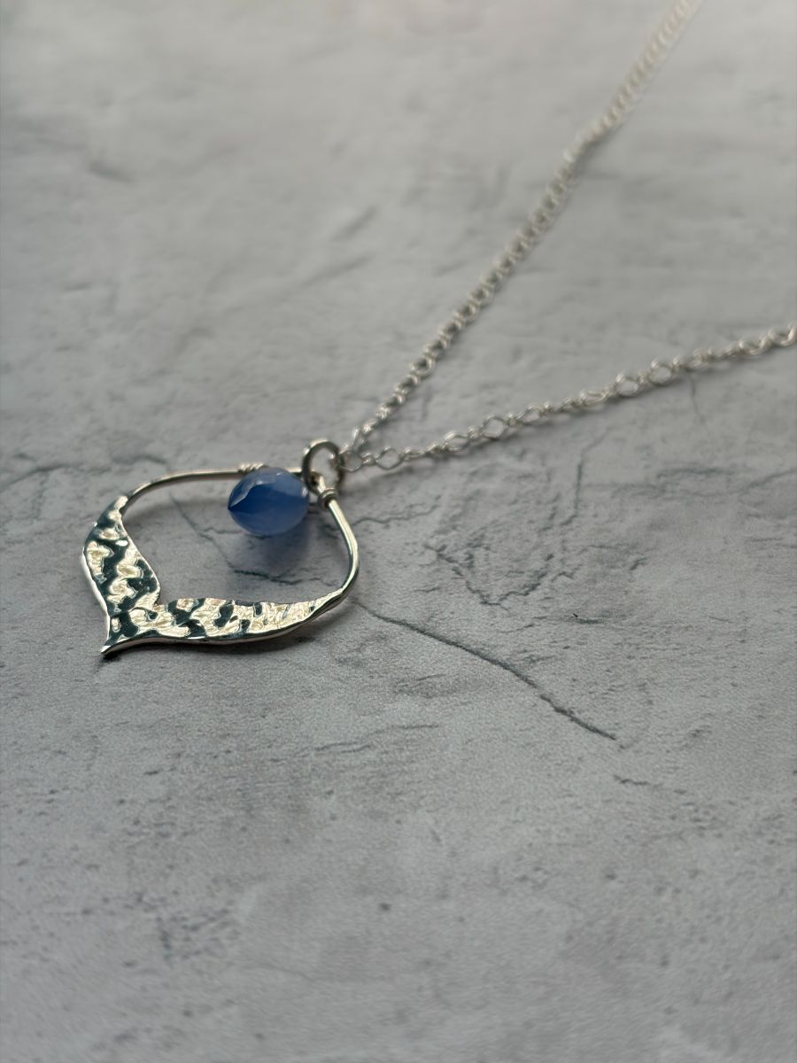 Chalcedony Sterling Silver Necklace